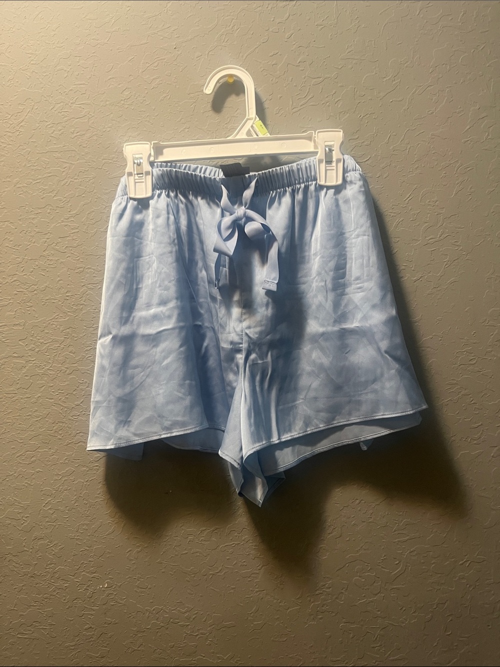wild fable Light Blue High-Waist Drawstring Lounge Shorts